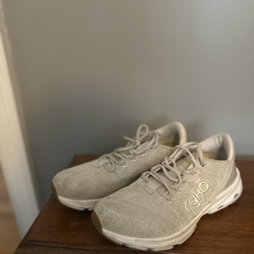 Beige Athletic Sneakers